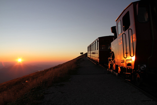 Schafbergbahn at midnight